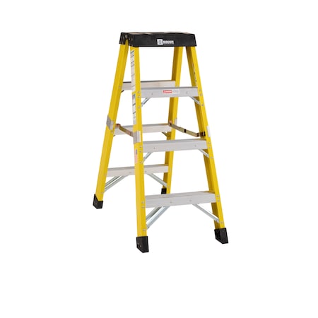 Bauer Ladder 4 ft Fiberglass Stepladder 35204